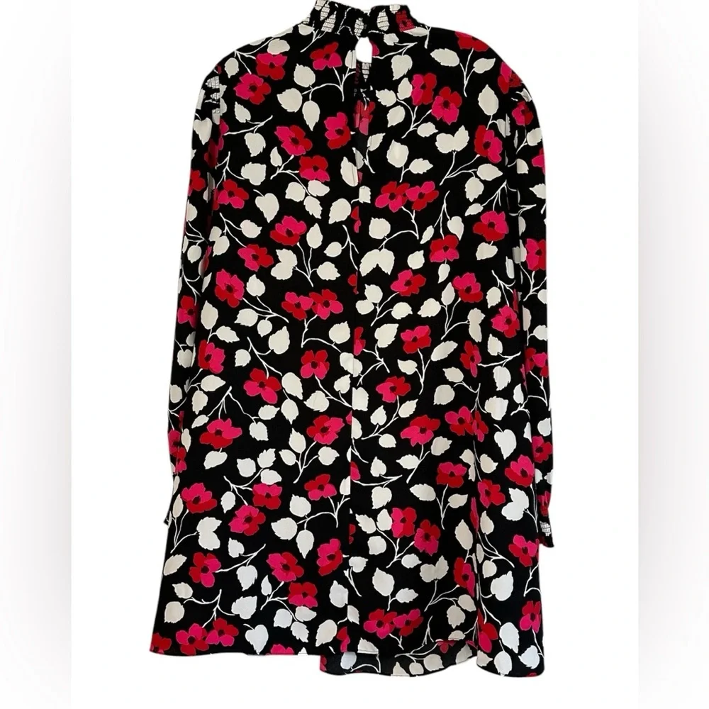 Kate Spade Vintage Fleur Crepe Dress M